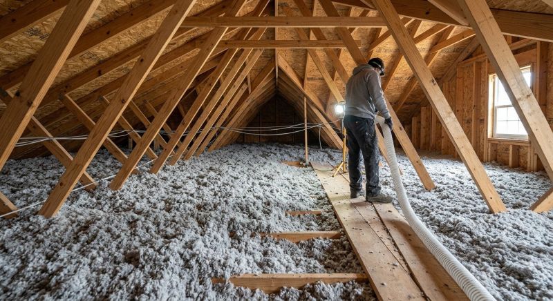 Cellulose Insulation Blowing in Austin, TX
