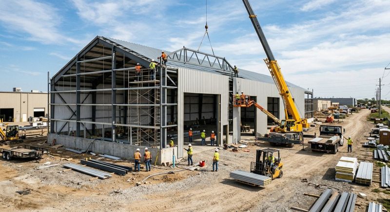Industrial Garage Construction in North Charleston, SC