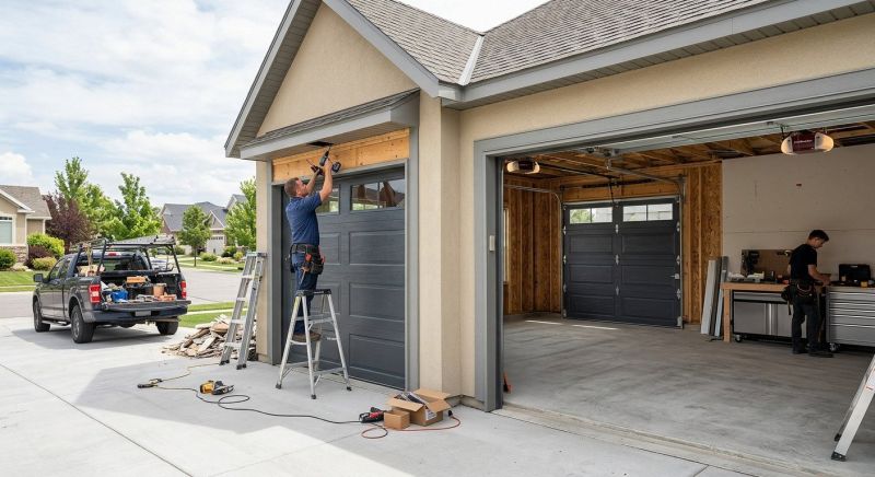 Three Car Garage Installation in Pearland, TX