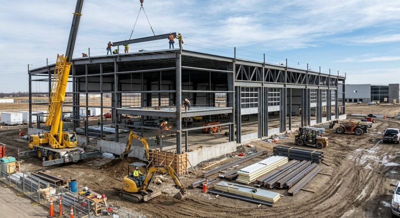 Warehouse Garage Construction in Cypress, TX