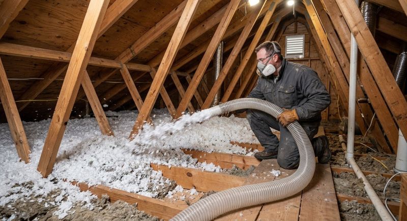 Blown Insulation Installation in Killeen, TX