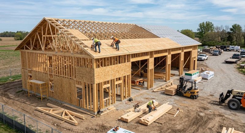 Commercial Garage Construction in Katy, TX