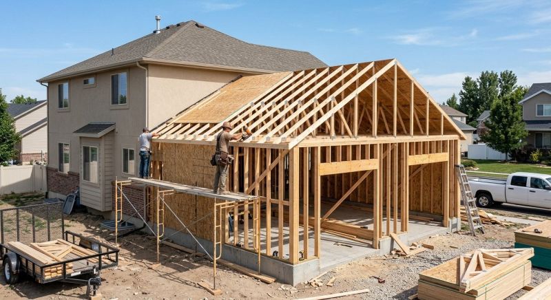 Detached Garage Construction in Conroe, TX