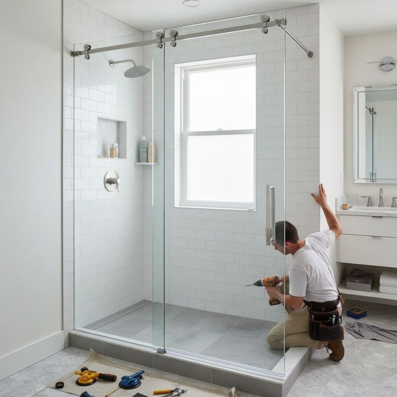Glass Shower Door Installation in Denver County, CO