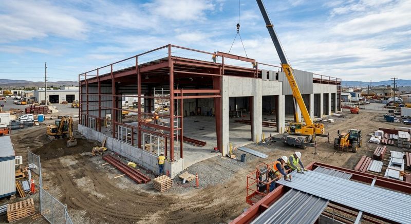 Warehouse Garage Construction in North Charleston, SC